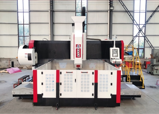 Gantierhoogte 800 mm CNC Gantierbewerking Flanke Plaatboremachine Spindelconic BT50