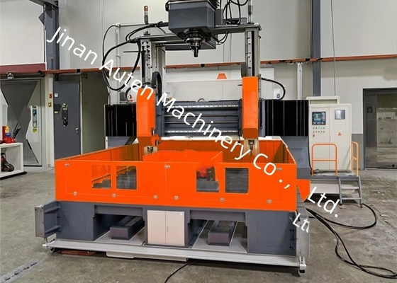 7.5KN Klemkracht Geautomatiseerde CNC Plaat Boormachine 28mm T-gleuf Breedte 0.45KW Koelvermogen