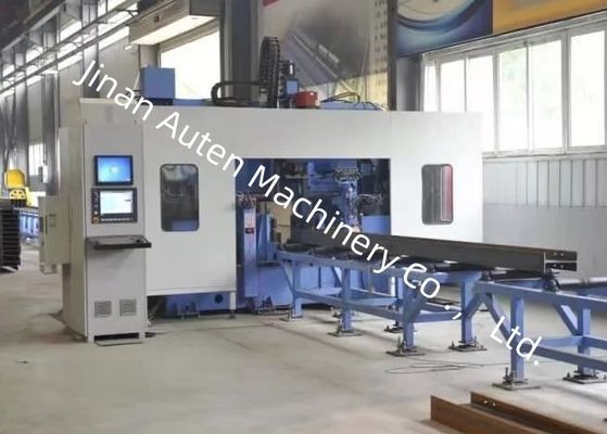 Breedtebereik 150～1250mm CNC H-balk Boor-, Markeer- en Tapmachine BT40 Spindelboring Taper
