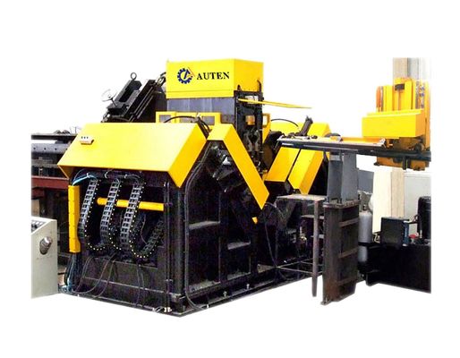 ADM2532 Model CNC Hoekstalen Tafel Boor- en Markeermachine PLC Motor 40mm Max. Boordiameter