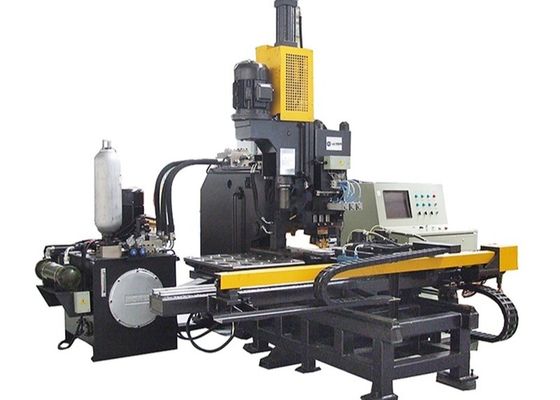 3.2×3×1.9m Algemene afmeting CNC-plaat Punching Marking And Drilling Machine 3 die-stations