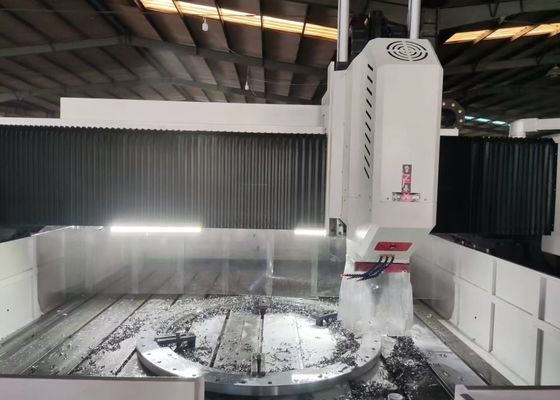 9000x7500x4000mm Algemene afmeting CNC Gantry Flange Drilling Marking Machine BT50 Spindle Taper