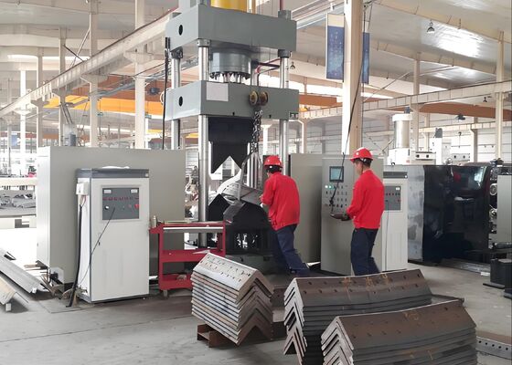 22KW Motor Power CNC Angle Steel Automatic Beading Machine With Heat Treating