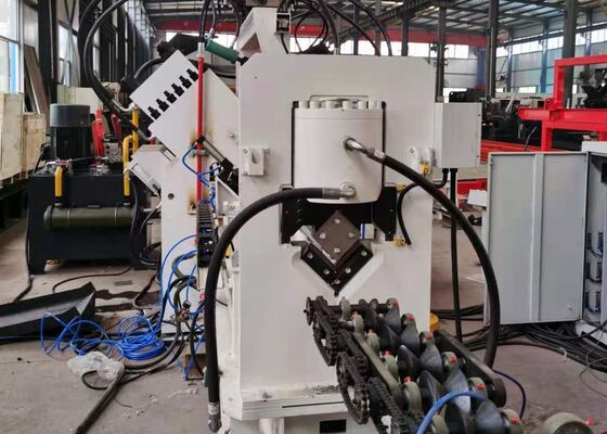 Ultra-High Voltage Transmission Tower CNC Punching Machine For Angles 630KN Marking Force