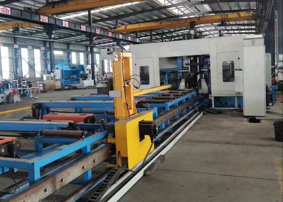Model BHD700 Cnc I Beam Drilling Cutting Machine Lijn Φ5?? φ30mm Hoofdspindel Gatdiameter