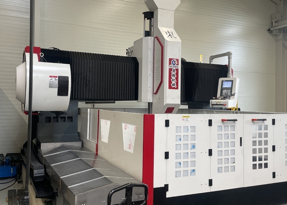 Gantierhoogte 800 mm CNC Gantierbewerking Flanke Plaatboremachine Spindelconic BT50
