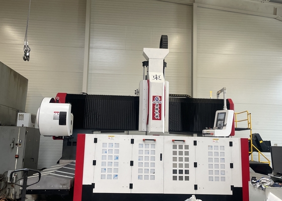 Gantierhoogte 800 mm CNC Gantierbewerking Flanke Plaatboremachine Spindelconic BT50