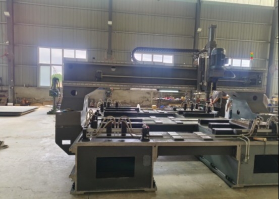 PZ4040/2 Type Gantry Mobile CNC Boormachine Materiaal Overlapdikte Max 100mm
