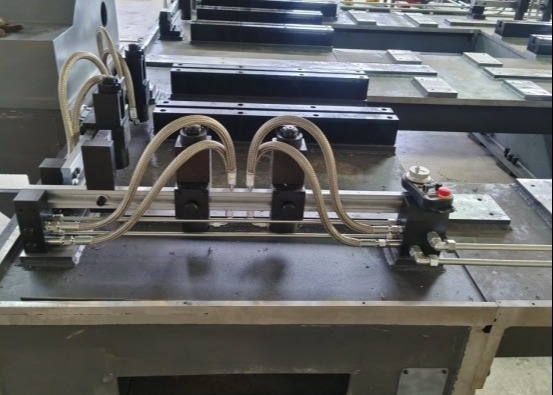PZ4040/2 Type Gantry Mobile CNC Boormachine Materiaal Overlapdikte Max 100mm