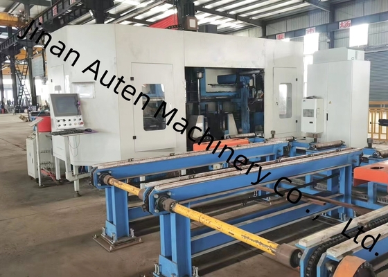 5-30mm Boring Diameter Range 3D CNC H Beam Boring Tapping And Sawing Machine Line BT40 Boringspoel