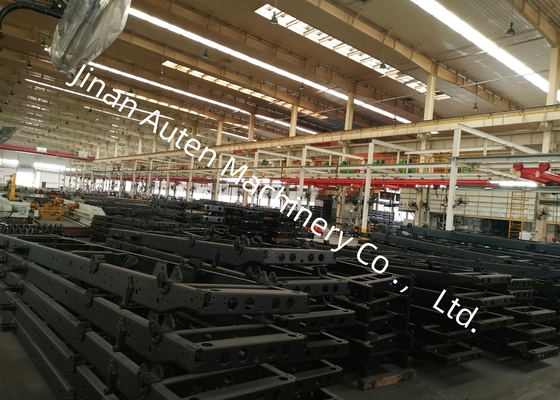 4-9 mm Plaatdikte Truck Beam CNC Punching Productielijn 4000-12000 mm Werkstuklengte