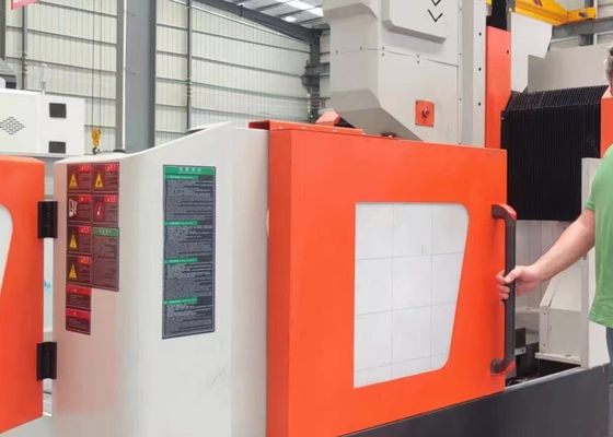 4000x3800x2800mm Totale afmetingen Werktafel Verplaatsbare CNC Boormachine 60mm Max. Boordiameter