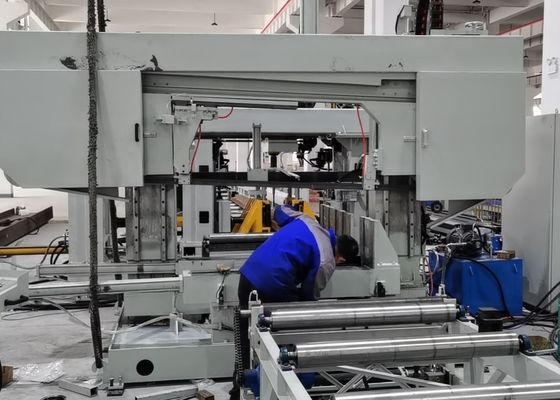 1250x600mm Maximale grootte Breedte X Hoogte CNC 3D Beam Drilling Machine Lijn 40mm Max Hole Diameter