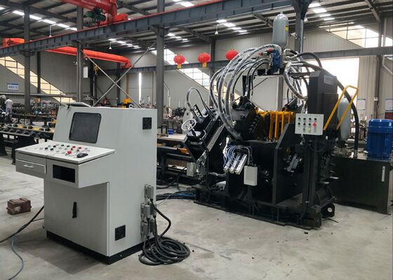 Automatische CNC-hoeklijnmachine voor het perforeren en snijden van hoekstaal in de torenproductie