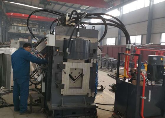 3 CNC-assen hoekstaal pons- en knipmachine 28000*6500*2200mm Afmeting Enkel mes snijden