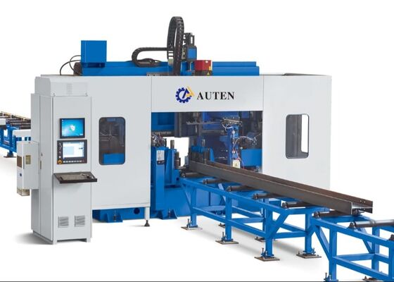 Model BHD1000/3 CNC 3D Beam Drilling Cutting Machine Line 40mm Drilling Diameter