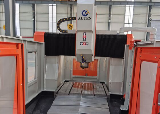 Automatische gereedschapswisselaar CNC Flens Metalen Plaat Boormachine 80mm Boordiameter