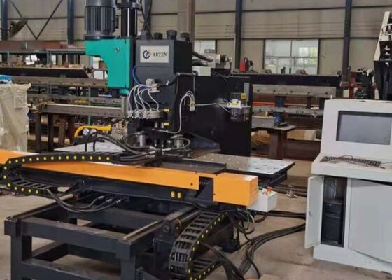 Model BNHD120 CNC boormachine voor het boren van metaalplaten, perforatie-markeringsmachine 4 stations