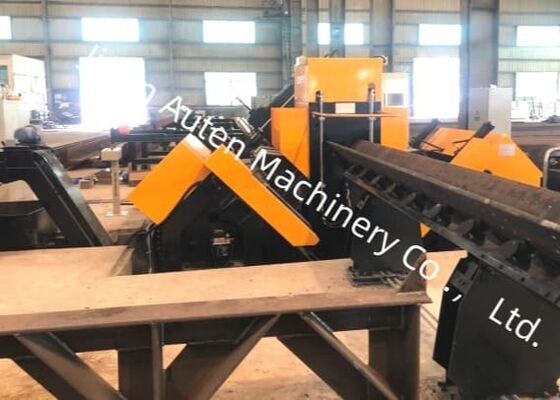 Angle Steel Processing CNC Angle Drilling And Marking Line Steel Frame Fabrication