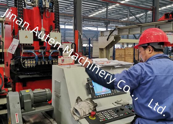 4-9 mm plaatdikte Cnc geautomatiseerde plaatwerk ponsverwerkingslijn voor zwaar voertuig