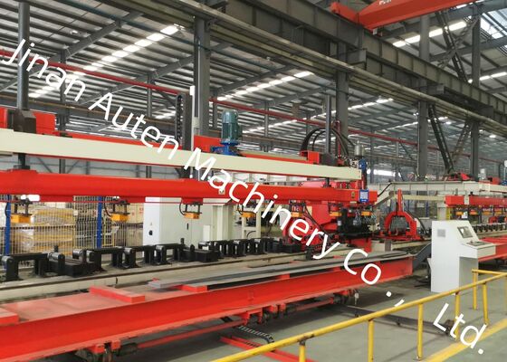 4-9 mm plaatdikte Cnc geautomatiseerde plaatwerk ponsverwerkingslijn voor zwaar voertuig