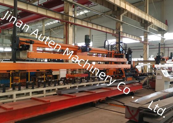 4-9 mm plaatdikte Cnc geautomatiseerde plaatwerk ponsverwerkingslijn voor zwaar voertuig