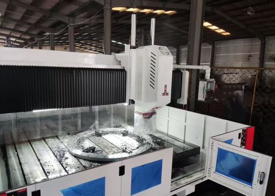 Productie van petrochemische apparatuur CNC Automatische boormachine voor het vervangen van gereedschap voor de scheepsbouw