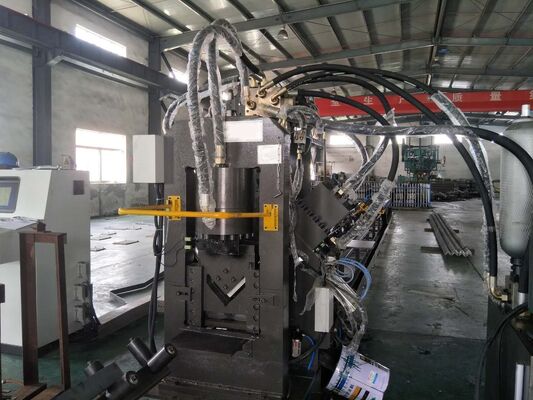 3-In-1 CNC Steel Punching Processing Line For Angle Steel Flat Bar Channel Steel 3 Punches Per Side