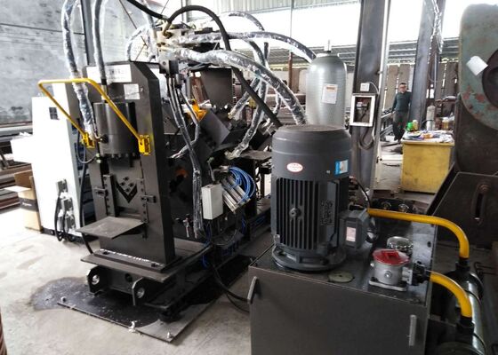 Angle/Flat/Channel Steel Use CNC Punching Marking Cutting Machine Line Model JBC1010
