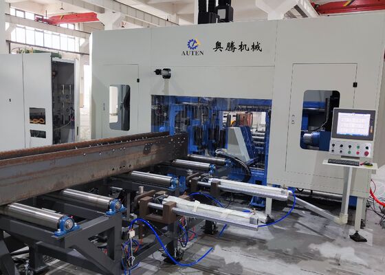 Model BHD700 Cnc I Beam Drilling Cutting Machine Lijn Φ5?? φ30mm Hoofdspindel Gatdiameter