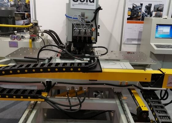 Model BNC100 Cnc Connecting Plate Punching Machine For Bridge Steel Structure Industries