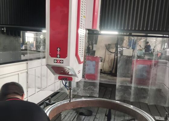 Model PHD4080 Portaaltype Bewegende CNC-boorfreesmachine voor warmtewisselaar
