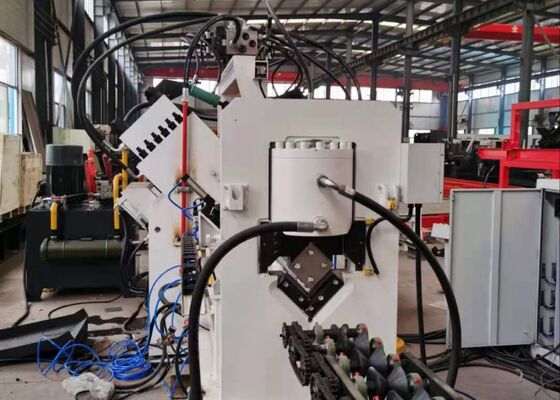 Met het markeren van het snijden functie Cnc Hoek Punching Machine Line voor Power Communication Tower