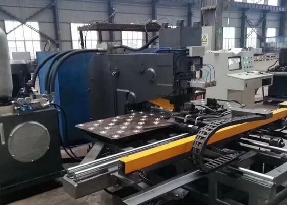 50 mm Max Boring Diameter Cnc Plate Punching Machine voor staalplatencomponenten