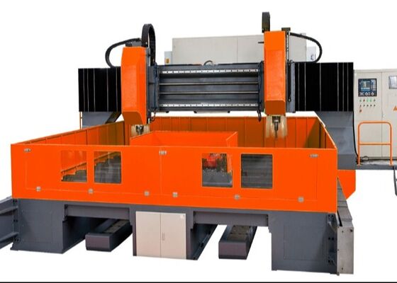 Industrieel gebruik Gantry CNC-platenboren en frezen met chipconveyor
