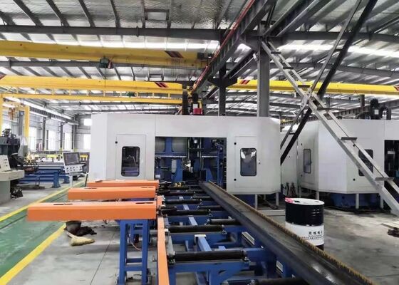 Brugbouwindustrie CNC-boor- en zaagmachine voor het boren van staal