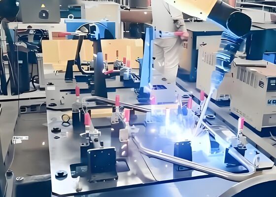 1465mm 2010mm Arm Span Robotisch Laswerkstation 12 kg Belastingcapaciteit