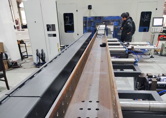 Heavy Duty CNC Beam Drilling Machine Suitable For Drilling H Section Steel In Bridge Construction