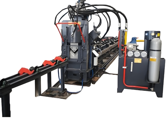 Hoogprecisie CNC hoek Lron punch markering en scheer lijn voor de productie van zonne-montage systeem