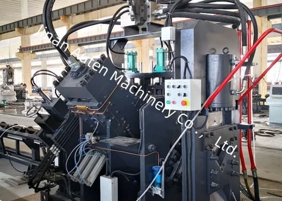 Grote CNC hoekstaal pons- en schaar-integratiemachine die 3 werknemers bespaart, rechtstreeks van de fabriek