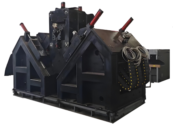 3 boormachines aan elke zijde CNC hoekboormachine 40m/min Voedingssnelheid van hoek