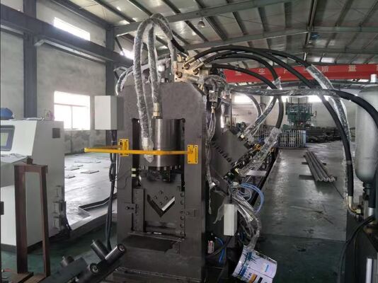 Geïntegreerde 3-in-1 CNC Staalbewerkingslijn voor de verwerking van hoekprofielen, platte staven en kanaalstaal