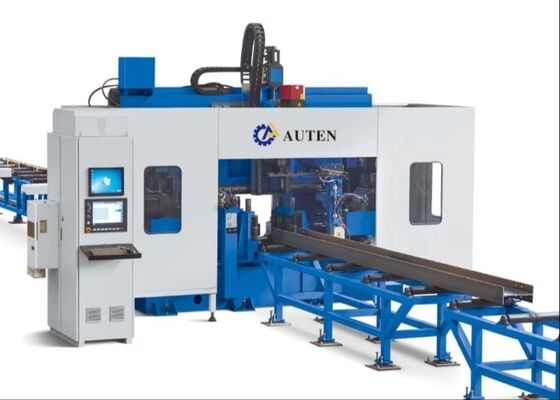 Verticale parkeergarage Gebruik CNC-boormachine voor het boren van balken Snijmachine Lijn 100 ‰ 3000 R/Min Spindel snelheid