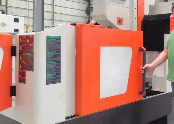 Gebruikt voor buisplaten Flanges Cnc boormachine 11KW Servo Spindle Motor Power
