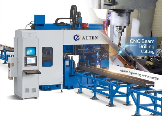 Totaal 3 spindels CNC structurele balkboormachinecentrum 11 / 15KW spindelmotorvermogen