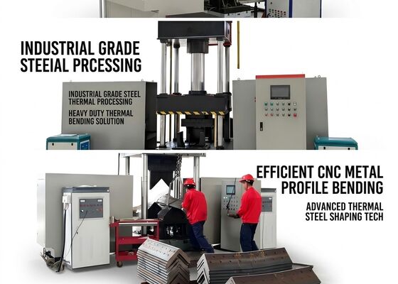 Model HQ250-700 CNC-warmteverwarmings- en buigmachine voor hoekstaaltorenindustrie