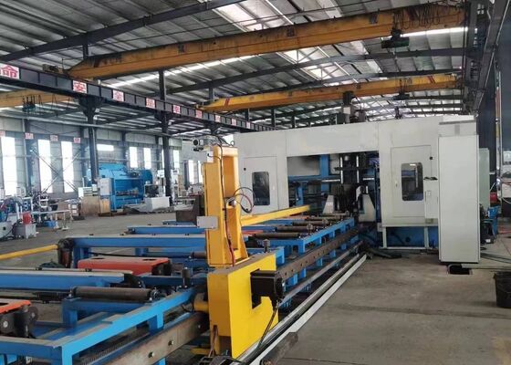 Slimme CNC H-balk boormachine met automatisch CAD-programmeersysteem