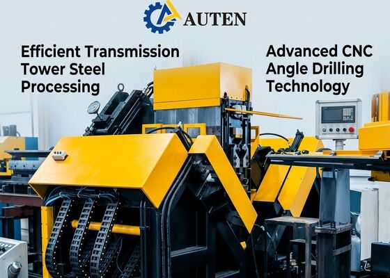 Industriële CNC-hoekboormachine en -markeringsmachine voor de productie van elektriciteitstorens