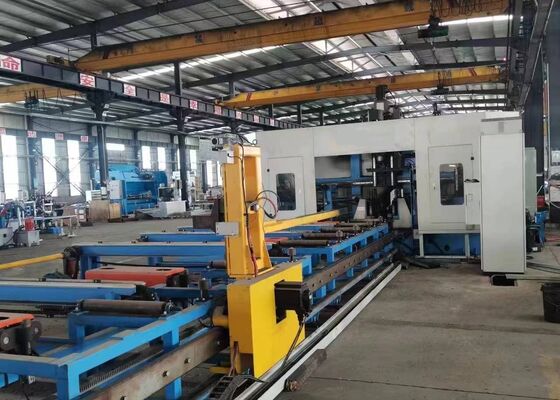 Model BHD1250C CNC H Beam Drilling Sawing and Shearing Machine Line BT40 Hoofdspindel