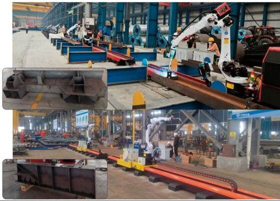 Intelligente lasrobot BR-2010A Pro/DG9 voor de staalconstructie-industrie, lasrobot op grondrail